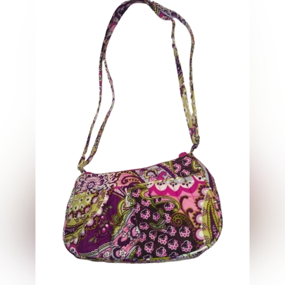 Vera Bradley Very Berry Paisley Frannie Kids Bag Adjustable Straps Quilted - Picture 3 of 5
